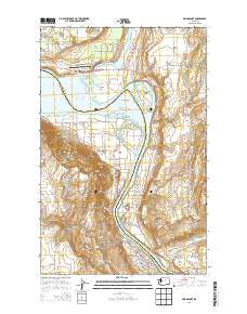 Bridgeport Washington Current topographic map, 1:24000 scale, 7.5 X 7.5 Minute, Year 2014