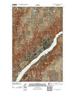 Bridgeport Point Washington Historical topographic map, 1:24000 scale, 7.5 X 7.5 Minute, Year 2011