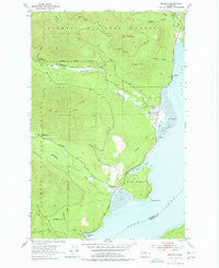 Brinnon Washington Historical topographic map, 1:24000 scale, 7.5 X 7.5 Minute, Year 1953