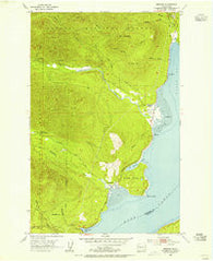 Brinnon Washington Historical topographic map, 1:24000 scale, 7.5 X 7.5 Minute, Year 1953