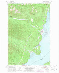 Brinnon Washington Historical topographic map, 1:24000 scale, 7.5 X 7.5 Minute, Year 1953