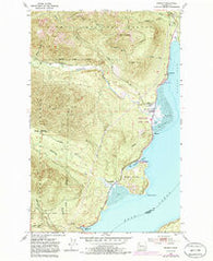 Brinnon Washington Historical topographic map, 1:24000 scale, 7.5 X 7.5 Minute, Year 1953