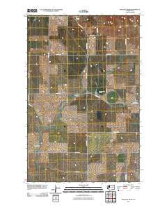 Broadax Draw Washington Historical topographic map, 1:24000 scale, 7.5 X 7.5 Minute, Year 2011