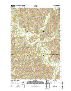 Brooklyn Washington Current topographic map, 1:24000 scale, 7.5 X 7.5 Minute, Year 2013