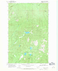 Browns Lake Washington Historical topographic map, 1:24000 scale, 7.5 X 7.5 Minute, Year 1968