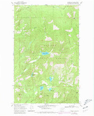 Browns Lake Washington Historical topographic map, 1:24000 scale, 7.5 X 7.5 Minute, Year 1968