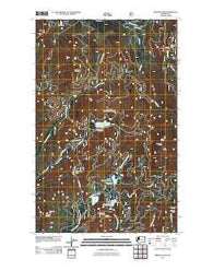 Browns Lake Washington Historical topographic map, 1:24000 scale, 7.5 X 7.5 Minute, Year 2011