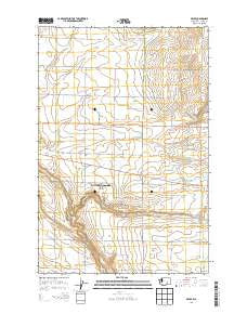 Bruce Washington Current topographic map, 1:24000 scale, 7.5 X 7.5 Minute, Year 2013