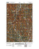 Buck Mountain Washington Historical topographic map, 1:24000 scale, 7.5 X 7.5 Minute, Year 2011