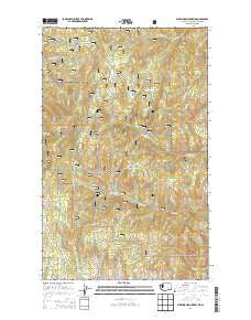 Buckhorn Mountain Washington Current topographic map, 1:24000 scale, 7.5 X 7.5 Minute, Year 2014