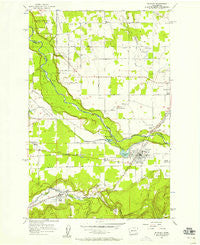 Buckley Washington Historical topographic map, 1:24000 scale, 7.5 X 7.5 Minute, Year 1956
