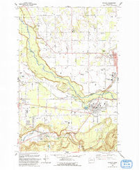 Buckley Washington Historical topographic map, 1:24000 scale, 7.5 X 7.5 Minute, Year 1993