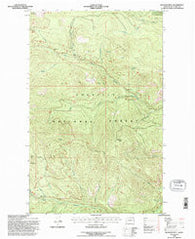Bulldog Mtn Washington Historical topographic map, 1:24000 scale, 7.5 X 7.5 Minute, Year 1992