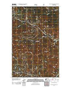Bulldog Mountain Washington Historical topographic map, 1:24000 scale, 7.5 X 7.5 Minute, Year 2011