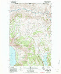Bullfrog Mtn Washington Historical topographic map, 1:24000 scale, 7.5 X 7.5 Minute, Year 1982