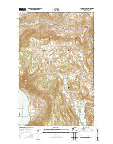 Bullfrog Mountain Washington Current topographic map, 1:24000 scale, 7.5 X 7.5 Minute, Year 2014