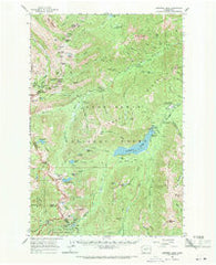 Bumping Lake Washington Historical topographic map, 1:62500 scale, 15 X 15 Minute, Year 1962