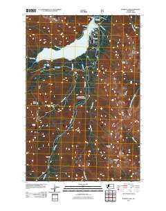 Bumping Lake Washington Historical topographic map, 1:24000 scale, 7.5 X 7.5 Minute, Year 2011