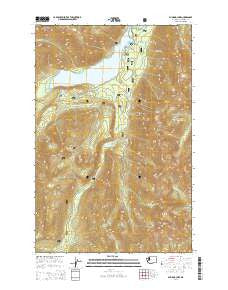 Bumping Lake Washington Current topographic map, 1:24000 scale, 7.5 X 7.5 Minute, Year 2014