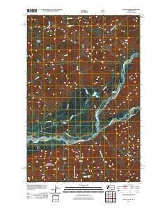 Bunch Lake Washington Historical topographic map, 1:24000 scale, 7.5 X 7.5 Minute, Year 2011