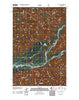 Bunch Lake Washington Historical topographic map, 1:24000 scale, 7.5 X 7.5 Minute, Year 2011