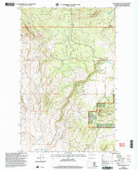 Burge Mountain Washington Historical topographic map, 1:24000 scale, 7.5 X 7.5 Minute, Year 2001