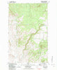 Burge Mtn Washington Historical topographic map, 1:24000 scale, 7.5 X 7.5 Minute, Year 1981