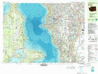 Burien Washington Historical topographic map, 1:25000 scale, 7.5 X 15 Minute, Year 1983