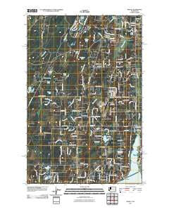 Burley Washington Historical topographic map, 1:24000 scale, 7.5 X 7.5 Minute, Year 2011