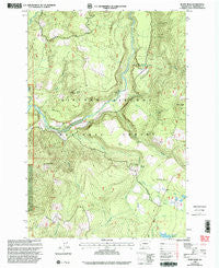 Burnt Peak Washington Historical topographic map, 1:24000 scale, 7.5 X 7.5 Minute, Year 1998