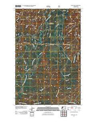 Burnt Hill Washington Historical topographic map, 1:24000 scale, 7.5 X 7.5 Minute, Year 2011
