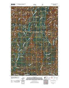 Burnt Hill Washington Historical topographic map, 1:24000 scale, 7.5 X 7.5 Minute, Year 2011