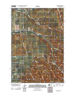 Buroker Washington Historical topographic map, 1:24000 scale, 7.5 X 7.5 Minute, Year 2011