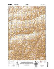 Burr Canyon Washington Current topographic map, 1:24000 scale, 7.5 X 7.5 Minute, Year 2013