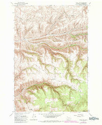 Cahill Mountain Washington Historical topographic map, 1:24000 scale, 7.5 X 7.5 Minute, Year 1967