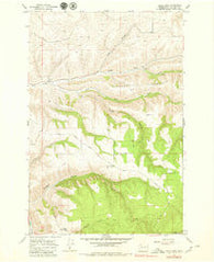 Cahill Mtn Washington Historical topographic map, 1:24000 scale, 7.5 X 7.5 Minute, Year 1976