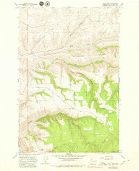 Cahill Mtn Washington Historical topographic map, 1:24000 scale, 7.5 X 7.5 Minute, Year 1976