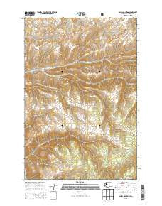 Cahill Mountain Washington Current topographic map, 1:24000 scale, 7.5 X 7.5 Minute, Year 2013