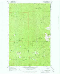 Calispell Peak Washington Historical topographic map, 1:24000 scale, 7.5 X 7.5 Minute, Year 1964