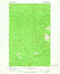 Calispell Peak Washington Historical topographic map, 1:24000 scale, 7.5 X 7.5 Minute, Year 1964