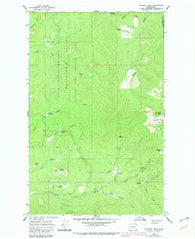 Calispell Peak Washington Historical topographic map, 1:24000 scale, 7.5 X 7.5 Minute, Year 1980