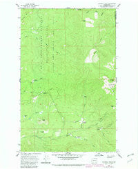 Calispell Peak Washington Historical topographic map, 1:24000 scale, 7.5 X 7.5 Minute, Year 1980