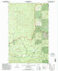 Calispell Peak Washington Historical topographic map, 1:24000 scale, 7.5 X 7.5 Minute, Year 1992