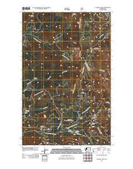 Calispell Peak Washington Historical topographic map, 1:24000 scale, 7.5 X 7.5 Minute, Year 2011