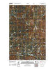 Calispell Peak Washington Historical topographic map, 1:24000 scale, 7.5 X 7.5 Minute, Year 2011