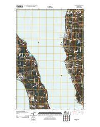 Camano Washington Historical topographic map, 1:24000 scale, 7.5 X 7.5 Minute, Year 2011