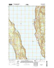 Camano Washington Current topographic map, 1:24000 scale, 7.5 X 7.5 Minute, Year 2014