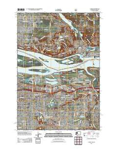 Camas Washington Historical topographic map, 1:24000 scale, 7.5 X 7.5 Minute, Year 2011