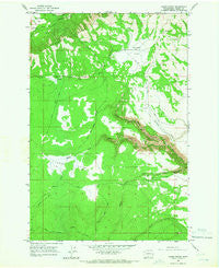 Camas Patch Washington Historical topographic map, 1:24000 scale, 7.5 X 7.5 Minute, Year 1965