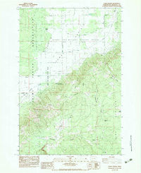 Camas Prairie Washington Historical topographic map, 1:24000 scale, 7.5 X 7.5 Minute, Year 1983